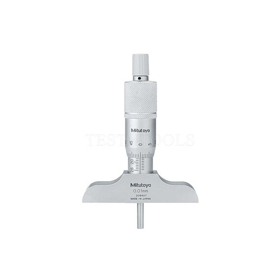 MITUTOYO DEPTH MICROMETER 0-25 63MM 128-101