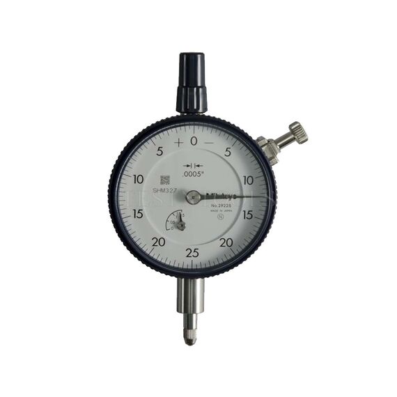 MITUTOYO DIAL INDICATOR LUG BACK 0.125" 0.0005" SERIES 2 DIAL 0-25-0 2922A