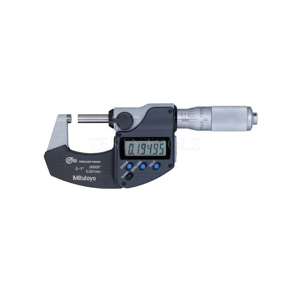 MITUTOYO DIGIMATIC MICROMETER 0-25MM 0-1" 0.001MM 0.00005" WITHOUT DATA OUTPUT 293-340-30