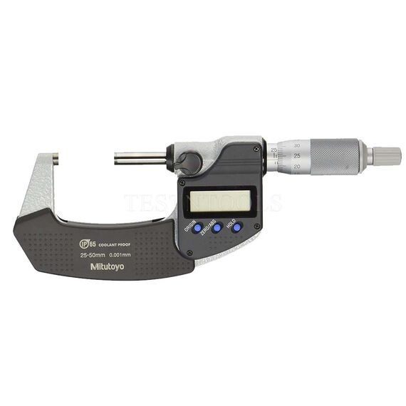 MITUTOYO DIGIMATIC MICROMETER 25-50MM 0.001MM IP65 WITHOUT SPC DATA OUTPUT 293-241-30