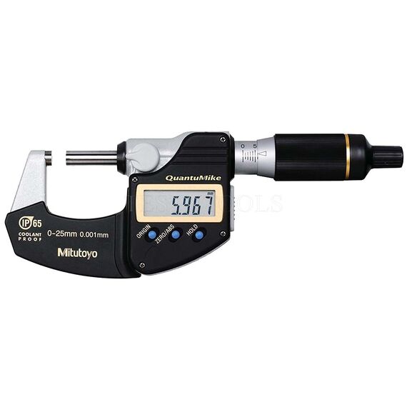 MITUTOYO DIGIMATIC MICROMETER QUANTUMIKE 0-25MM 0.001MM IP65 WITH SPC DATA OUTPUT 293-140-30