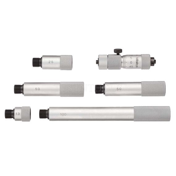 MITUTOYO INSIDE MICROMETER TUBULAR EXTENSION ROD 50-300MM 5PC 137-202