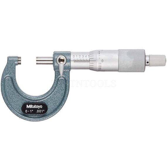 MITUTOYO OUTSIDE MICROMETER 0-1" 0.001" WITH RATCHET STOP 103-177