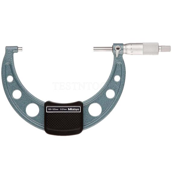 MITUTOYO OUTSIDE MICROMETER 100-125MM 0.01MM WITH RATCHET STOP 103-141-10