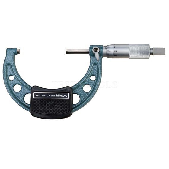 MITUTOYO OUTSIDE MICROMETER 50-75MM 0.01MM WITH RATCHET STOP 103-139-10