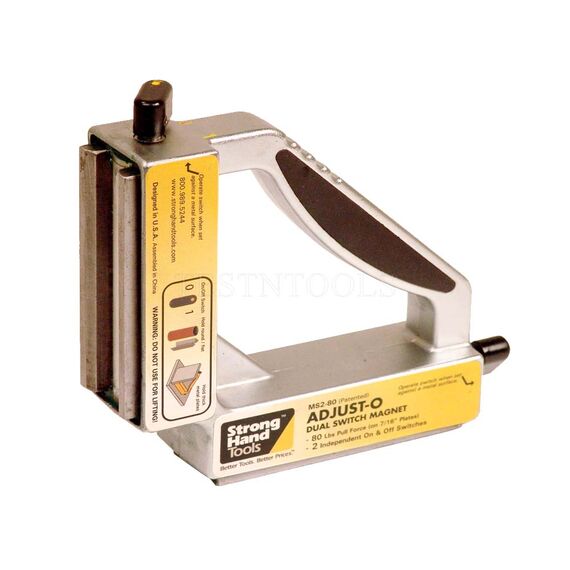 STRONG HAND ADJUST-O DUAL SWITCH MAGNET SQUARE 90º 55KG MAGS-MS2-80