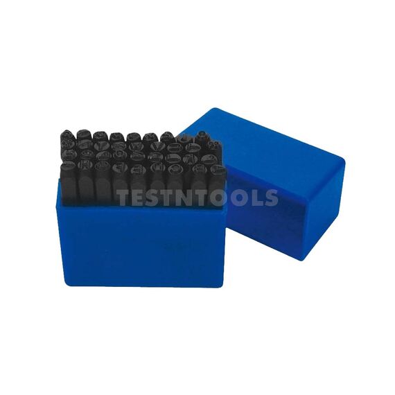 AMPRO LETTER PUNCH SET 6MM 27PC PUNL-T73475