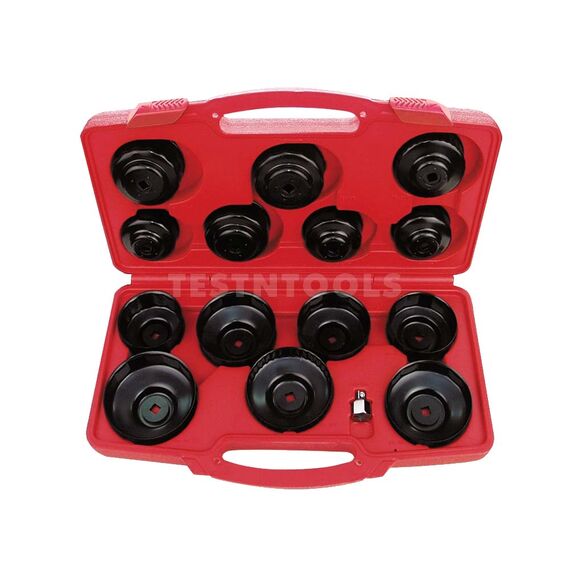 AMPRO OIL FILTER WRENCH SET CUP 65MM - 100MM 14 PIECE WREO-T75871