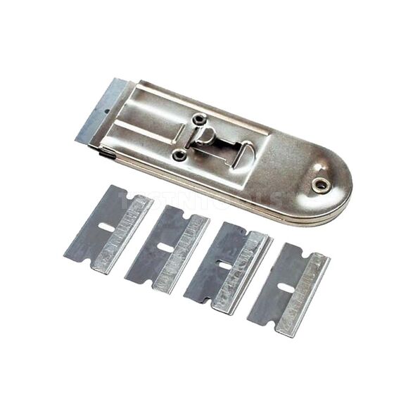 AMPRO RETRACTABLE SAFETY SCRAPER 100MM SCRW-T70675