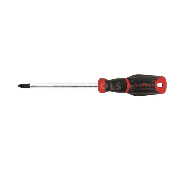AMPRO SCREWDRIVER POWER GRIP POZI #1 X 80MM SCR-T32767