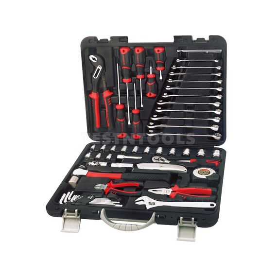 AMPRO SOCKET AND TOOL SET 3/8" 52PC SOCS-T46160