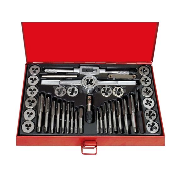 AMPRO TAP AND DIE SET M3 - M12 39PC TAPD-T35900