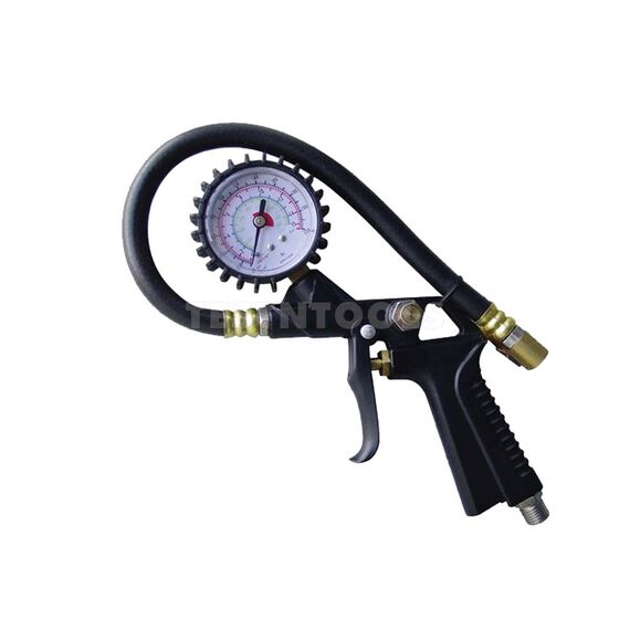 AMPRO TYRE INFLATOR WITH GAUGE PISTOL GRIP INFT-A1431