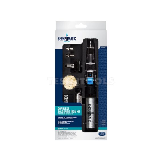 BERNZOMATIC SOLDERING REPAIR KIT 7-IN-1 BUTANE GAST-ST1000K