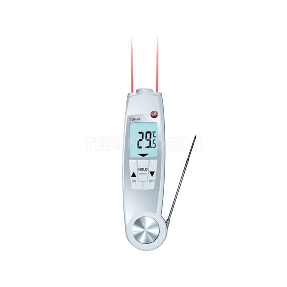 TESTO FOLDING COMBO INFRARED PROBE THERMOMETER 104-IR