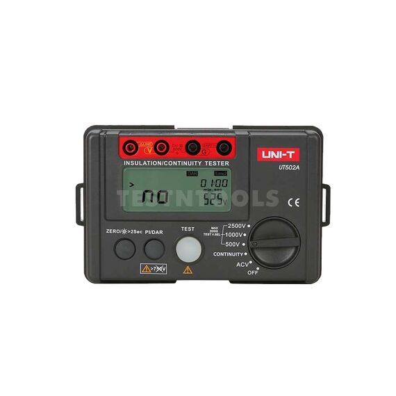 UNI-T INSULATION RESISTANCE TESTER 500V - 2500V UT502A