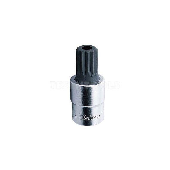 KOKEN BIT SOCKET WITH HOLE 1/2" DRIVE MH16 X 60MM LONG FOR XZN SCREWS 4020-60-MH16