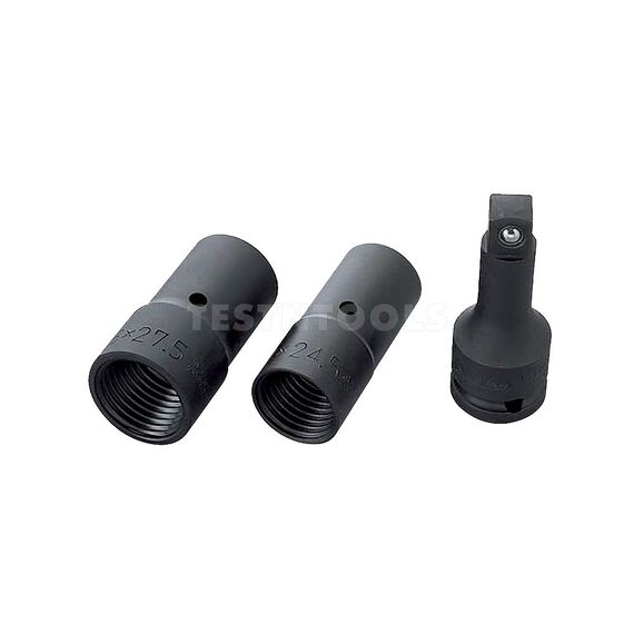 KOKEN IMPACT LOCK NUT BUSTER SET 1/2" DRIVE 21 & 26MM 3 PIECE 14124/3