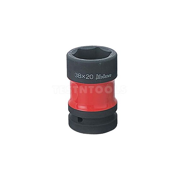 KOKEN IMPACT REAR WHEEL NUT SOCKET 1" DRIVE 38 X 20 X 83MM LONG RED PW8P3820