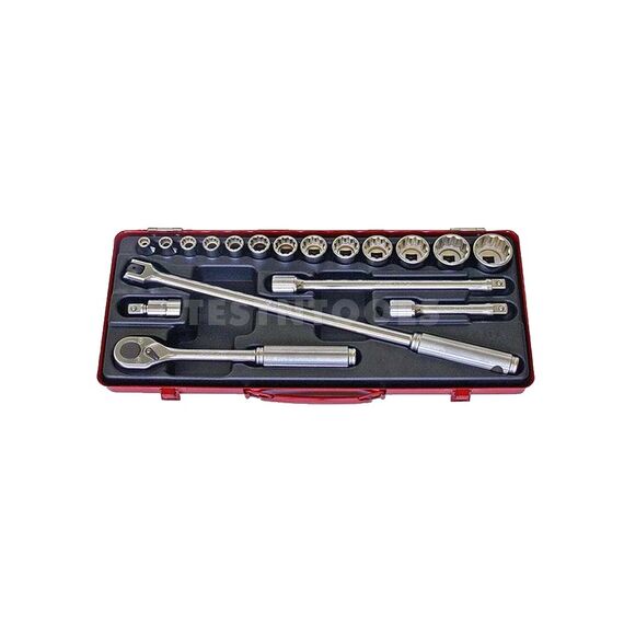 KOKEN SOCKET SET 1/2" DRIVE 8MM - 32MM 12PT 18 PIECE 4289M