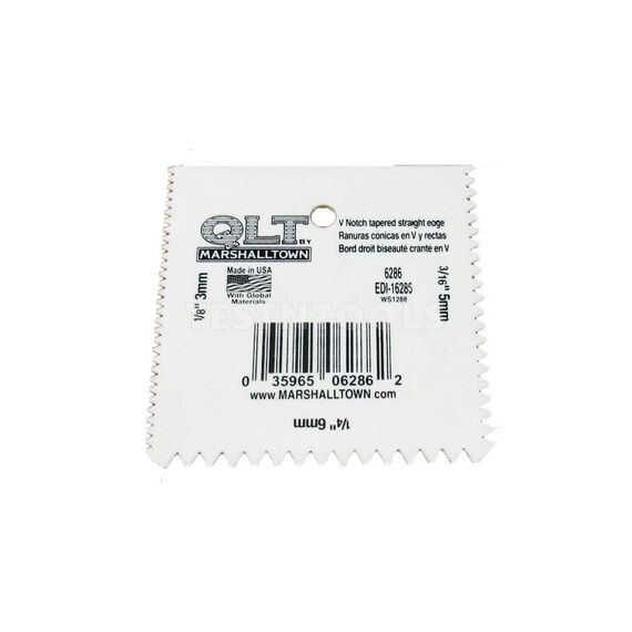 MARSHALLTOWN QLT PLASTIC V NOTCH SPREADER MT6286