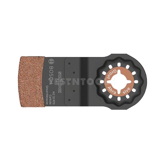 BOSCH STARLOCK MULTI-TOOL CARBIDE PLUNGE CUT BLADE FOR GROUT + ABRASIVE 32MM X 30MM 1ERAIZ32RT5 2608664918