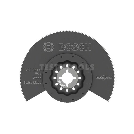 BOSCH STARLOCK MULTI-TOOL HCS SEGMENTED SAW BLADE FOR WOOD 85MM 1ERACZ85EC 2608664915