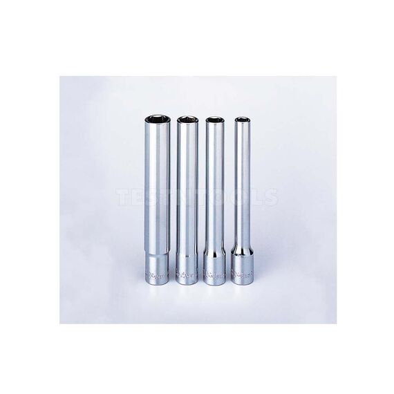 KOKEN EXTRA DEEP SOCKET SET 3/8" DRIVE 8MM - 14MM X 120MM LONG 6PT 4 PIECE 3300M/4-L120