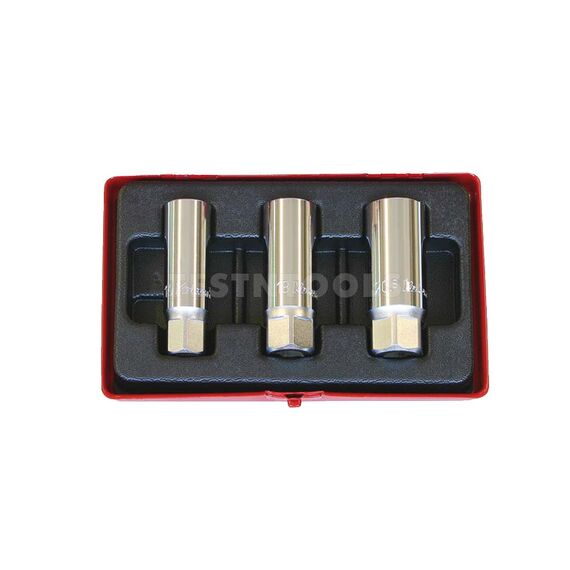 KOKEN SPARK PLUG SOCKET SET 3/8" DRIVE 16MM - 20.8MM 3 PIECE 3229