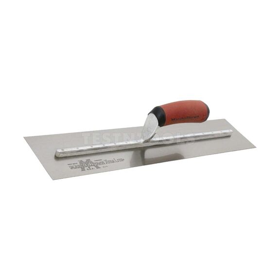 MARSHALLTOWN CARBON STEEL FINISHING TROWEL DURASOFT HANDLE 500MM X 125MM MTMXS205D