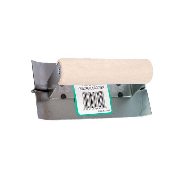 MARSHALLTOWN QLT CONCRETE HAND GROOVER WOOD HANDLE 150MM X 70MM X 6MM MT91