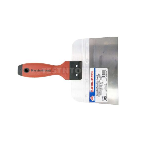 MARSHALLTOWN STAINLESS STEEL TAPING KNIFE DURASOFT HANDLE 200MM X 75MM MT3508SD