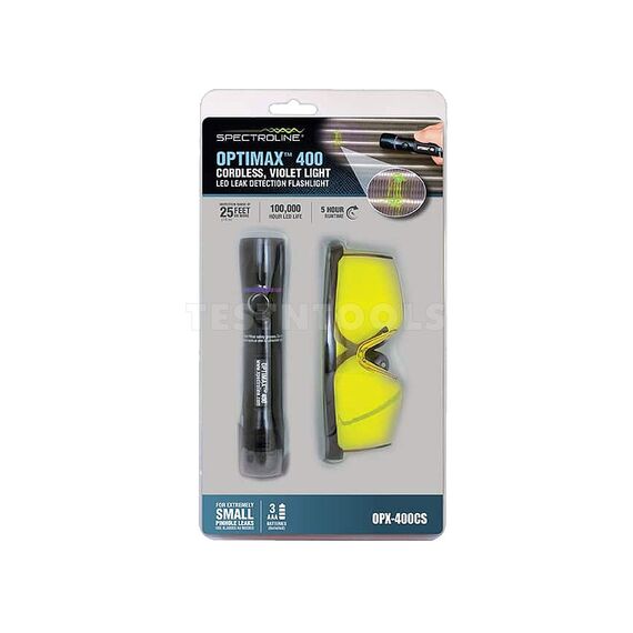 SPECTROLINE OPTIMAX 400 UV FLASHLIGHT SPE-HVL-CS