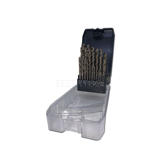 TUSK COBALT HSS DRILL BITS SET M42 1MM - 13MM X 0.5MM 25 PIECE CHSS252