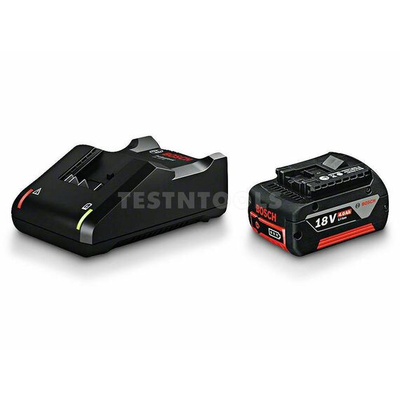 BOSCH BLUE 18V 4.0AH BATTERY AND CHARGER STARTER PACKAGE 1600A01BA2
