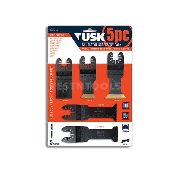 TUSK MULTI-TOOL BLADE SET 5 PIECE TMTA14