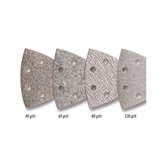 TUSK MULTI-TOOL SANDPAPER 93MM 80 GRIT 10 PIECE TMTA20