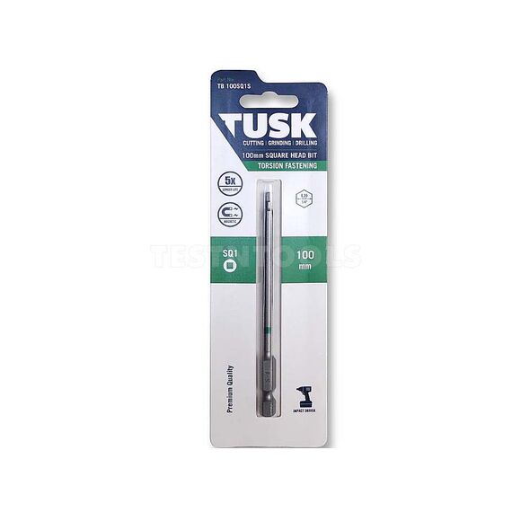 TUSK TORSION BIT 100MM X SQ1 TB100SQ1S