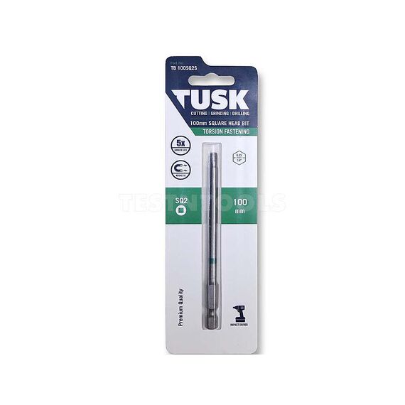 TUSK TORSION BIT 100MM X SQ2 TB100SQ2S