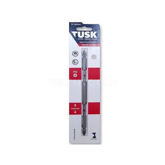 TUSK TORSION BIT DOUBLE ENDED 150MM X PH2 TB150PH2X1