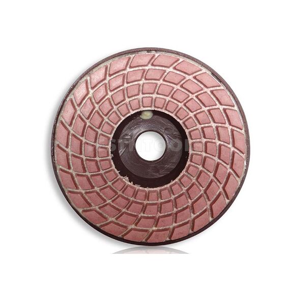 TUSK WET/DRY POLISHING PAD WITH PLASTIC BACKER 100 GRIT PPP100100