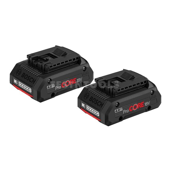BOSCH 18V 2PC 4.0AH PROCORE BATTERY KIT 0615990M5K