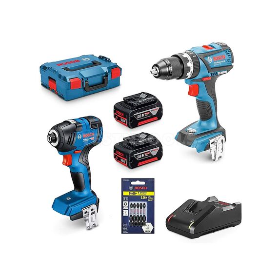 BOSCH 18V 2PC 4.0AH PROCORE COMBO KIT GSB+GDR 0615990M5A