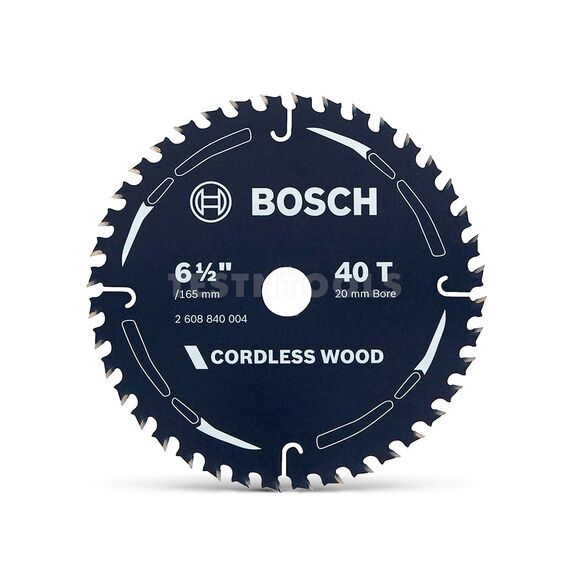 BOSCH CIRCULAR SAW BLADE FOR WOOD 165MM 6.5" 40T 2608840004