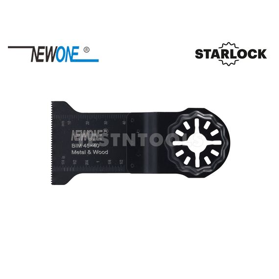 NEWONE STARLOCK TYPE MULTI-TOOL BLADE BI-METAL FOR METAL AND WOOD 45 X 40MM