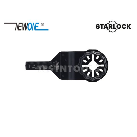 NEWONE STARLOCK TYPE MULTI-TOOL BLADE HCS FOR WOOD AND PLASTIC 10 X 40MM