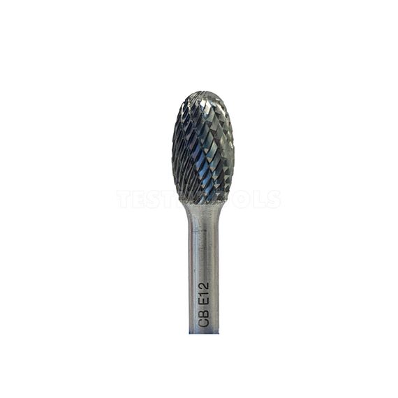 TUSK CARBIDE BURR 12MM X 6MM OVAL CBE12