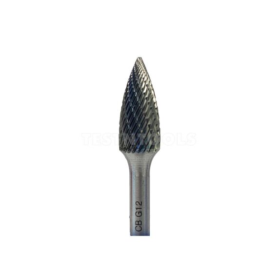 TUSK CARBIDE BURR 8MM X 6MM POINT TREE CBG8