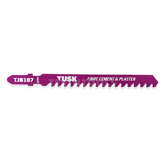 TUSK JIGSAW BLADE FOR FIBERCEMENT 100MM 6TPI 2 PIECE TJB107