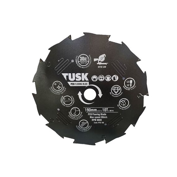 TUSK PCD FLOORING BLADE 216MM PFB216